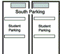 South Visitor & Student Parking (South Lots 1 & 2)